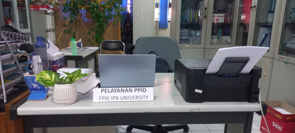 Ruang dan Layanan Informasi PPID  FPIK